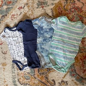 Honest Onesies and Footie Pajamas 6-9mo